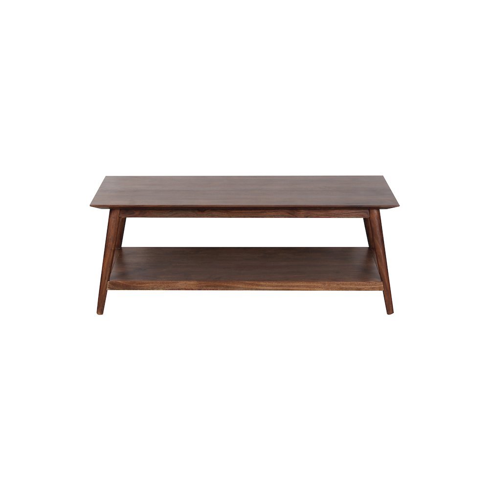 Porter Designs Portola Solid Acacia Wood Coffee Table, Brown