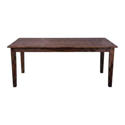 Solid Sheesham Wood Rectangular Dining Table for Dining Room