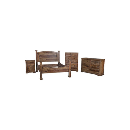 Porter Designs Taos Solid Sheesham Wood Dresser, Brown