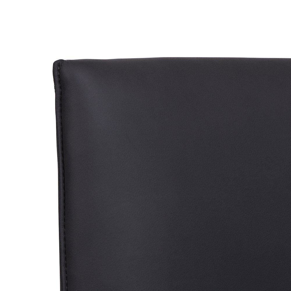 Rigel Full-Grain Leather Dining Chair, Gray (Set of 2)