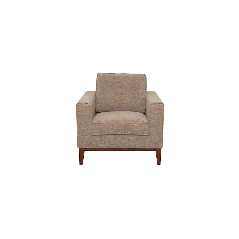 Porter Designs Annie Wood Trim Chair, Cream