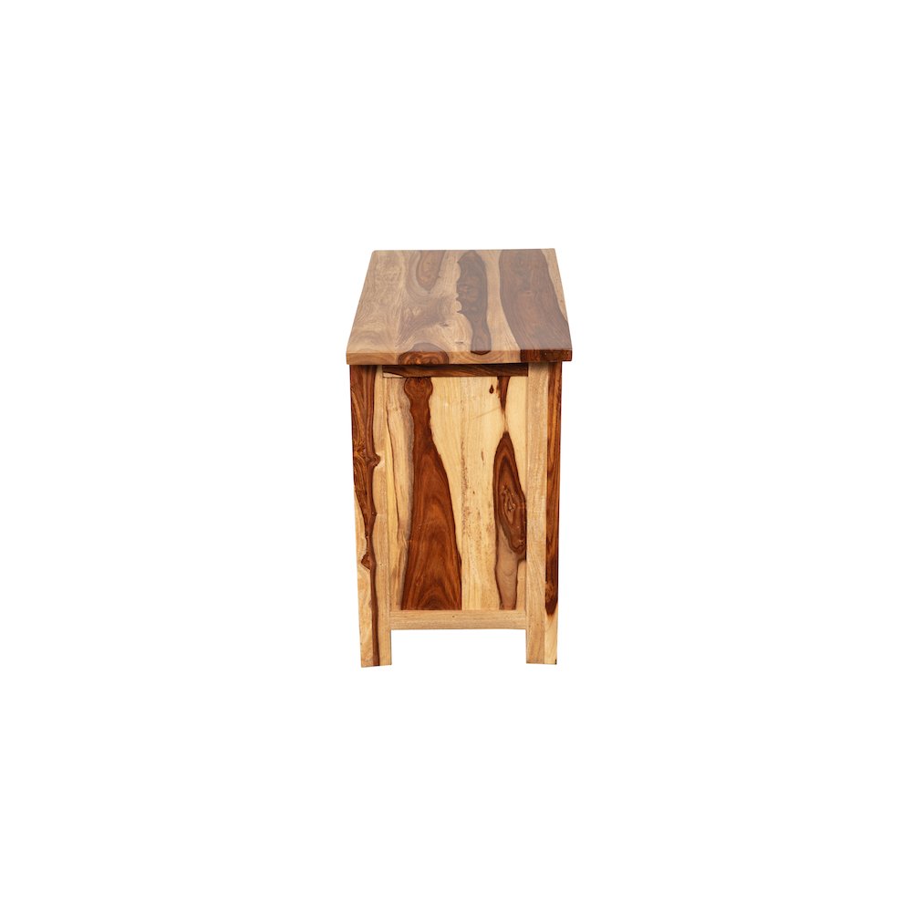 Porter Designs Kalispell Solid Sheesham Wood Nightstand, Natural