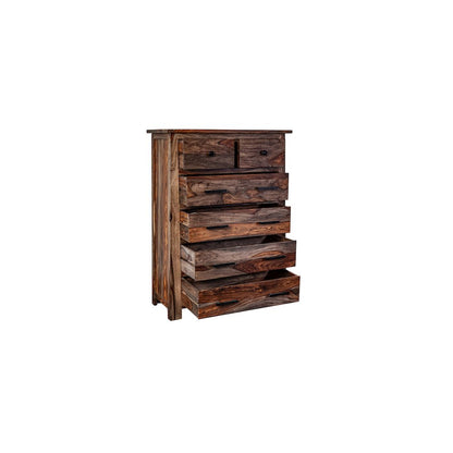 Porter Designs Kalispell Solid Sheesham Wood Chest, Brown
