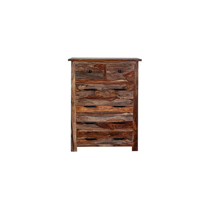 Porter Designs Kalispell Solid Sheesham Wood Chest, Brown