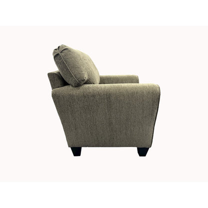 Reese Modern Upholstered Chair, Brown