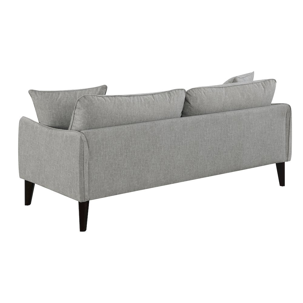 Porter Designs Cavett Mid-Century Modern Sofa, Cream