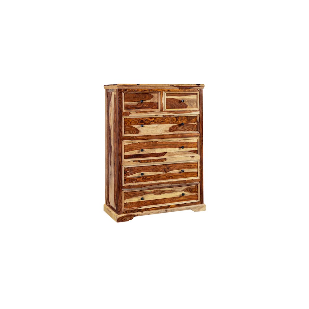Porter Designs Taos Solid Sheesham Wood Chest, Natural