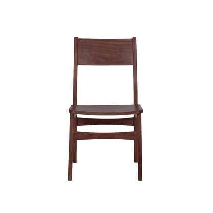Porter Designs Portola Solid Acacia Wood Dining Chair, Brown (Set of 2)