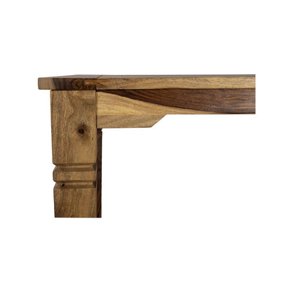 Porter Designs Taos Solid Sheesham Wood 54" Square Counter Table, Natural