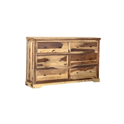 Porter Designs Taos Solid Sheesham Wood Dresser, Natural