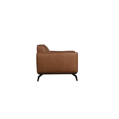 Porter Designs Carina Top Grain Leather Chair, Brown