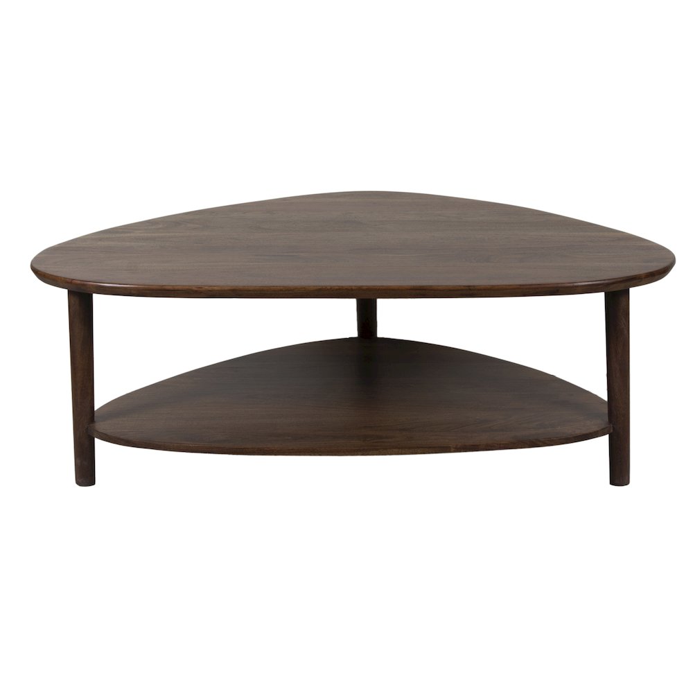 Noma Solid Acacia Wood Coffee Table, Brown