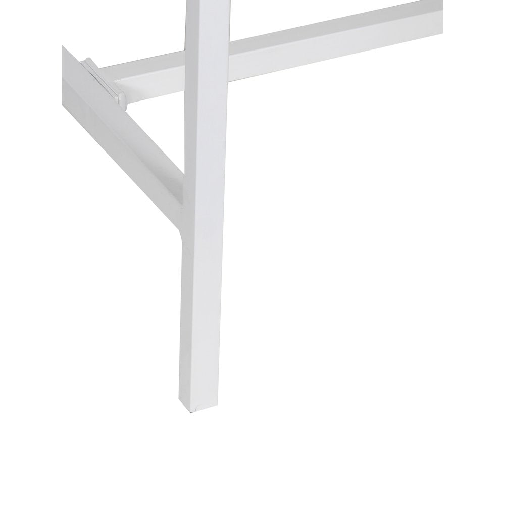 Porter Designs Yuki Solid Wood Counter Table, White