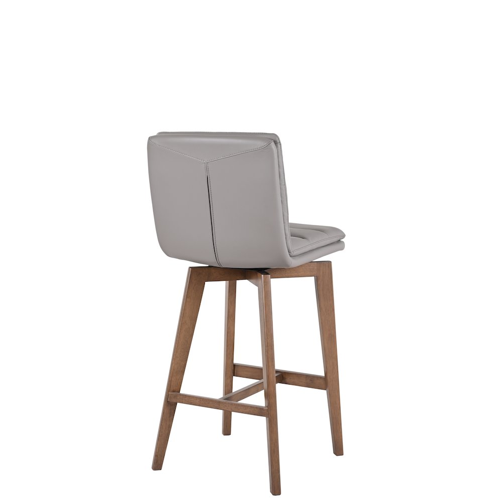 Castor Genuine Leather Dining Chair, Black (Set of 2)
