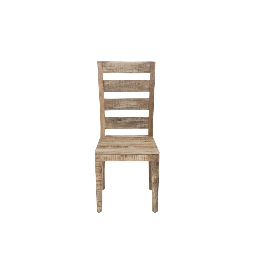 Porter Designs Berkshire Solid Wood Dining Chair, Brown (Set of 2)