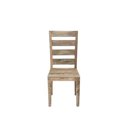 Porter Designs Berkshire Solid Wood Dining Chair, Brown (Set of 2)