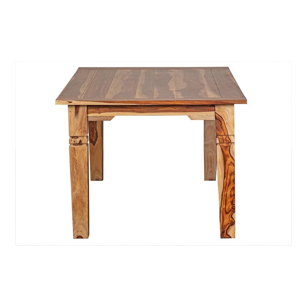 Porter Designs Taos Solid Sheesham Wood 72" Rectangular Dining Table, Natural