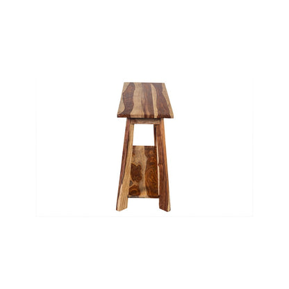 Porter Designs Kalispell Solid Sheesham Wood Console Table, Natural