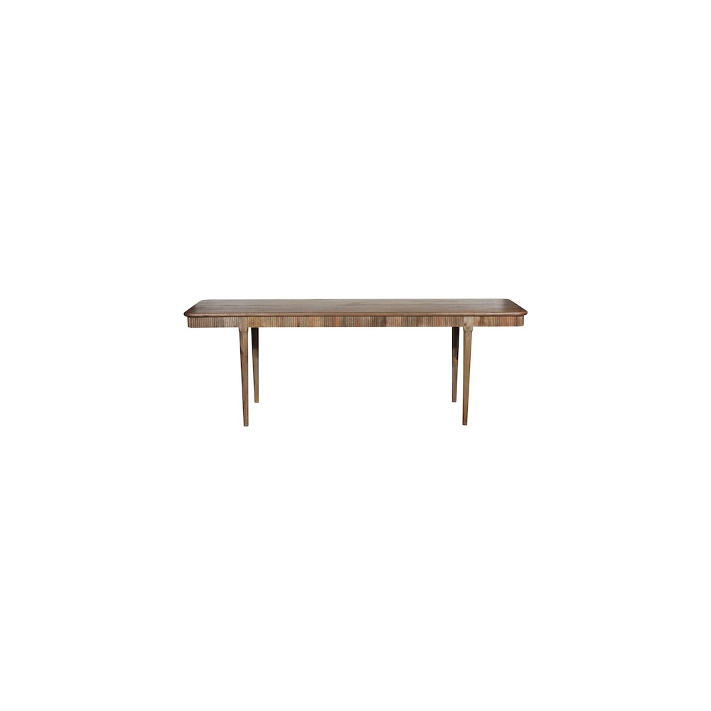 Porter Designs Petra Solid Wood Dining Table, Natural
