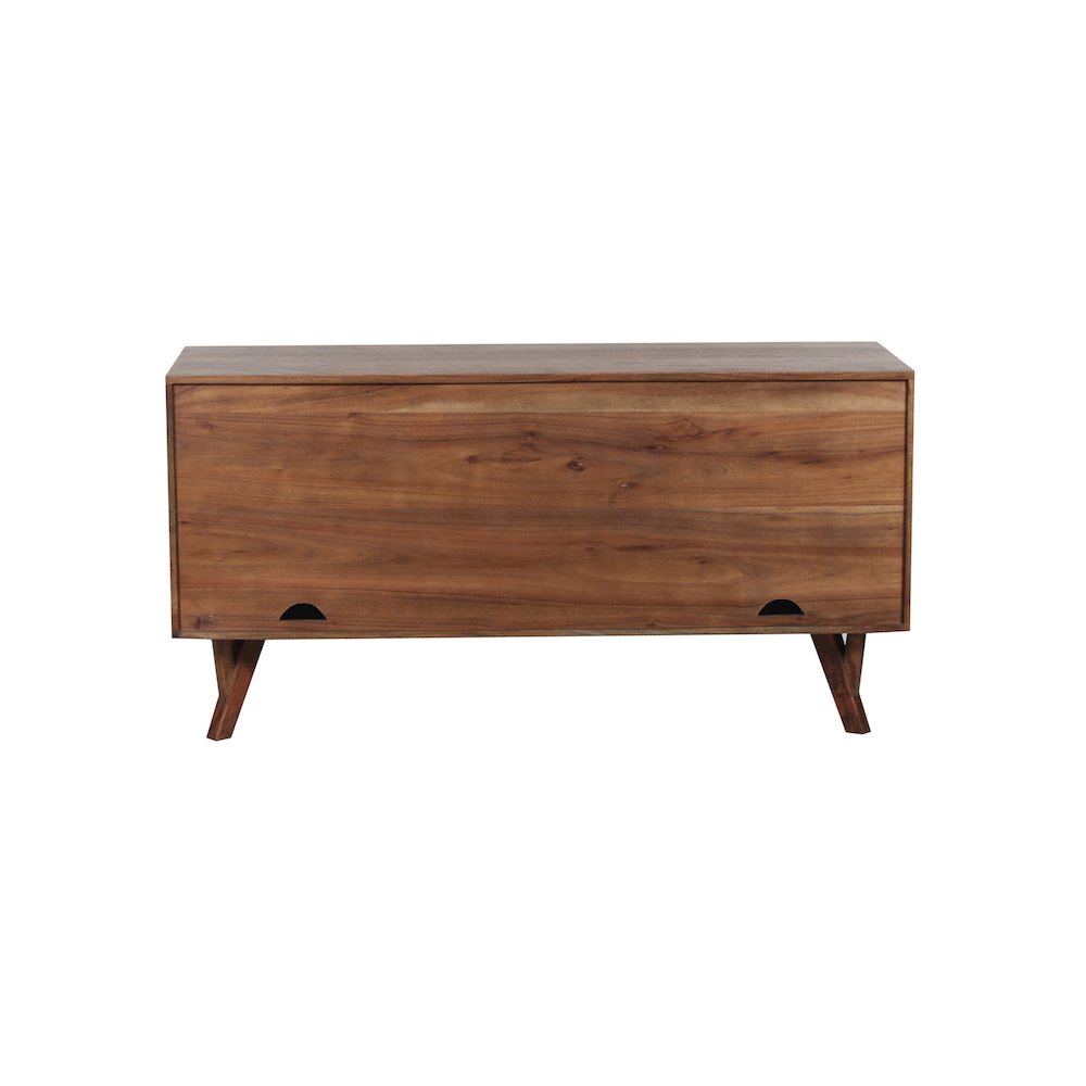 Porter Designs Portola Solid Acacia Wood Sideboard, Brown