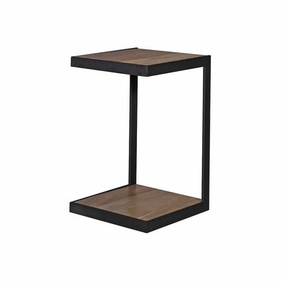 Manzanita Live Edge Solid Acacia Wood End Table, Natural (Set of 2)