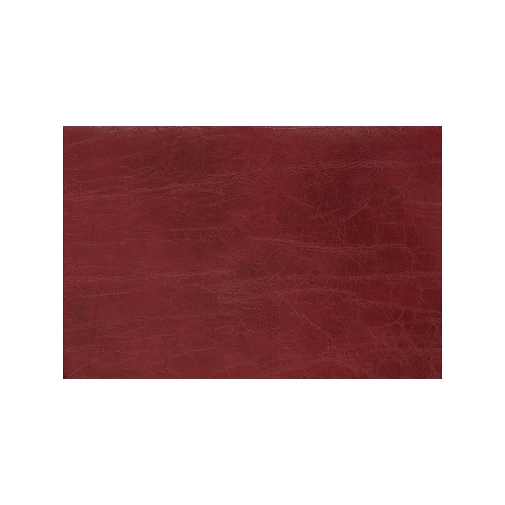 Porter Designs Garnett Crackle Leather Club Style Accent Chair, Red