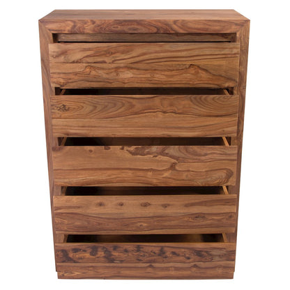 Porter Designs Urban Solid Sheesham Wood Chest, Natural