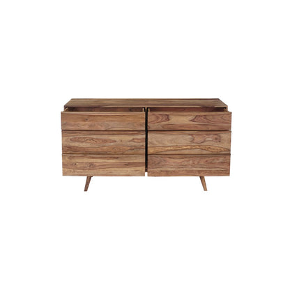 Porter Designs Fusion Solid Sheesham Wood Dresser Table, Natural