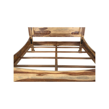 Porter Designs Taos Solid Sheesham Wood King Bed, Natural