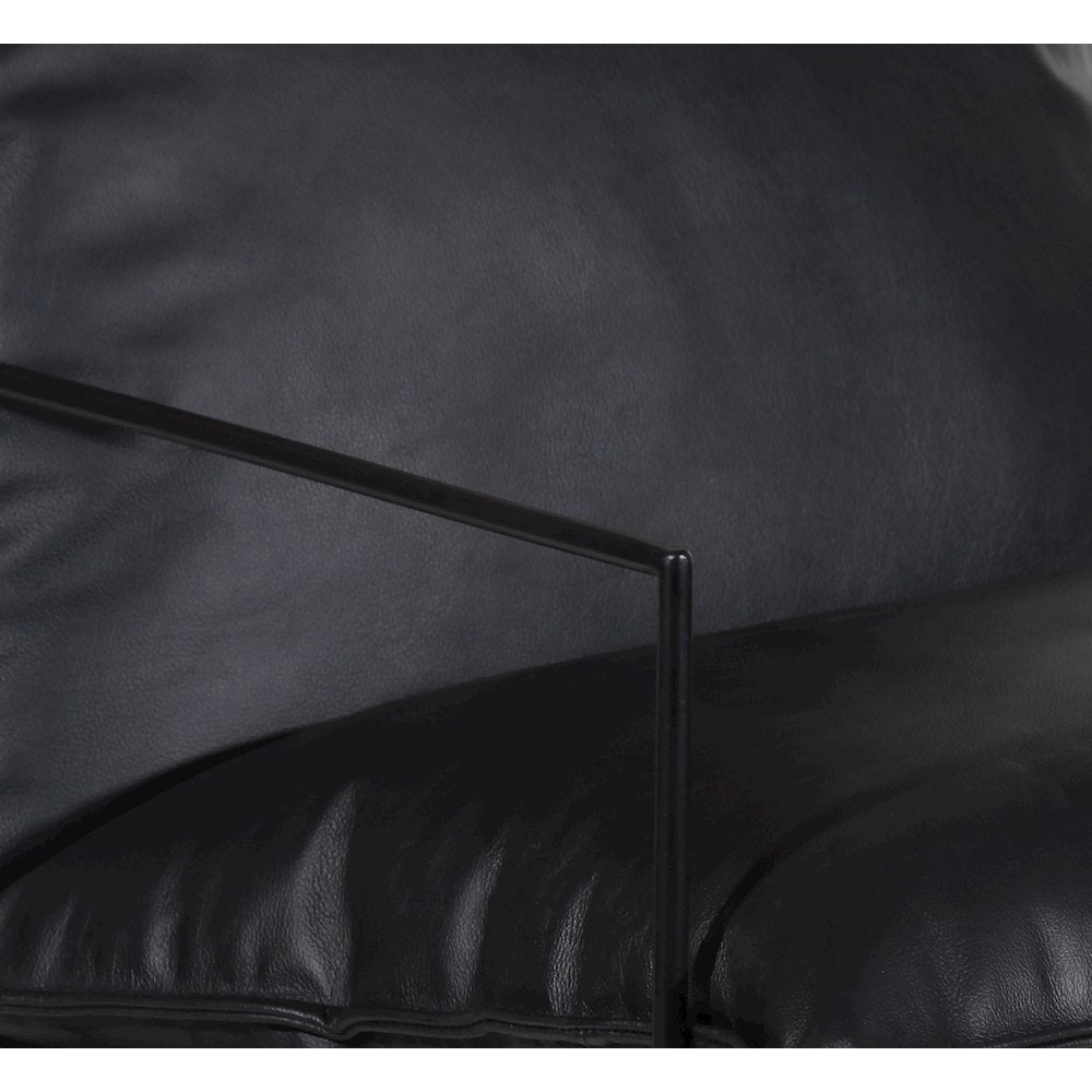 Porter Designs Hagen Black Iron Frame Accent Chair, Black