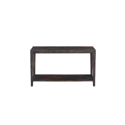 Porter Designs Fall River Solid Sheesham Wood Console Table, Gray