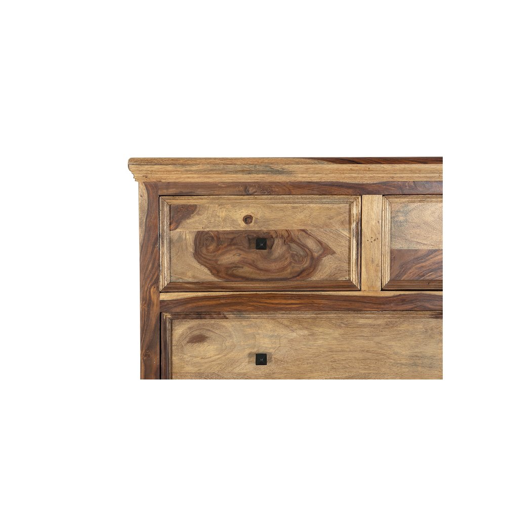 Porter Designs Taos Solid Sheesham Wood Chest, Natural