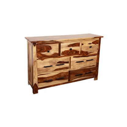 Porter Designs Kalispell Solid Sheesham Wood Dresser, Natural