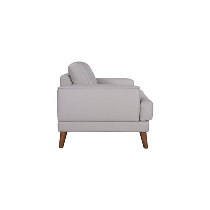 Porter Designs Anzio Top Quality Leather Chair, Cream