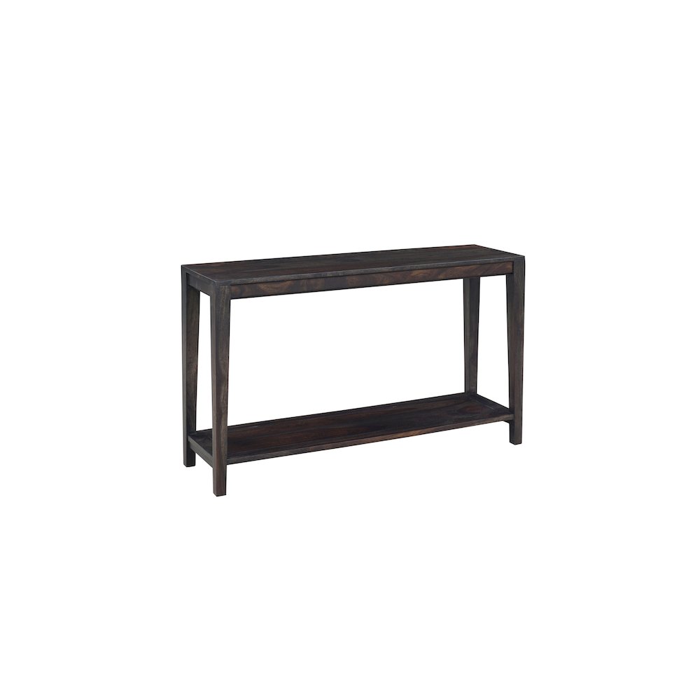 Porter Designs Fall River Solid Sheesham Wood Console Table, Gray