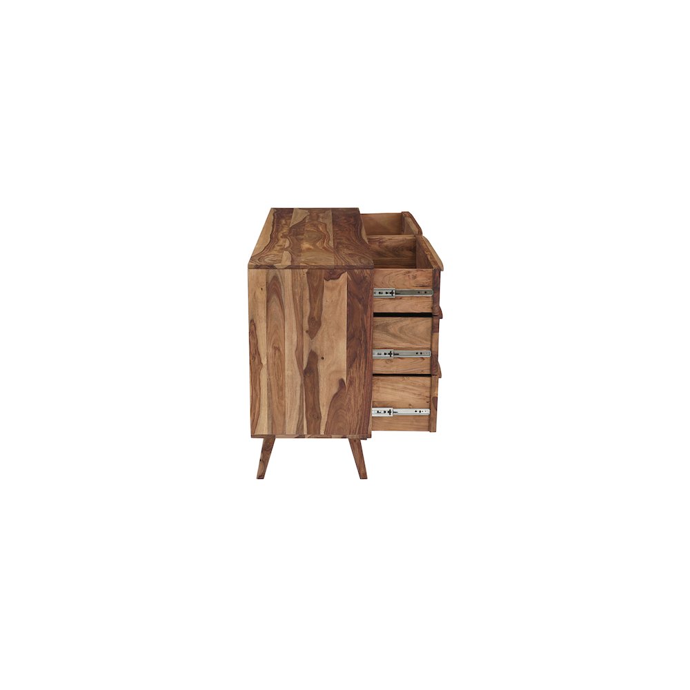 Porter Designs Fusion Solid Sheesham Wood Dresser Table, Natural
