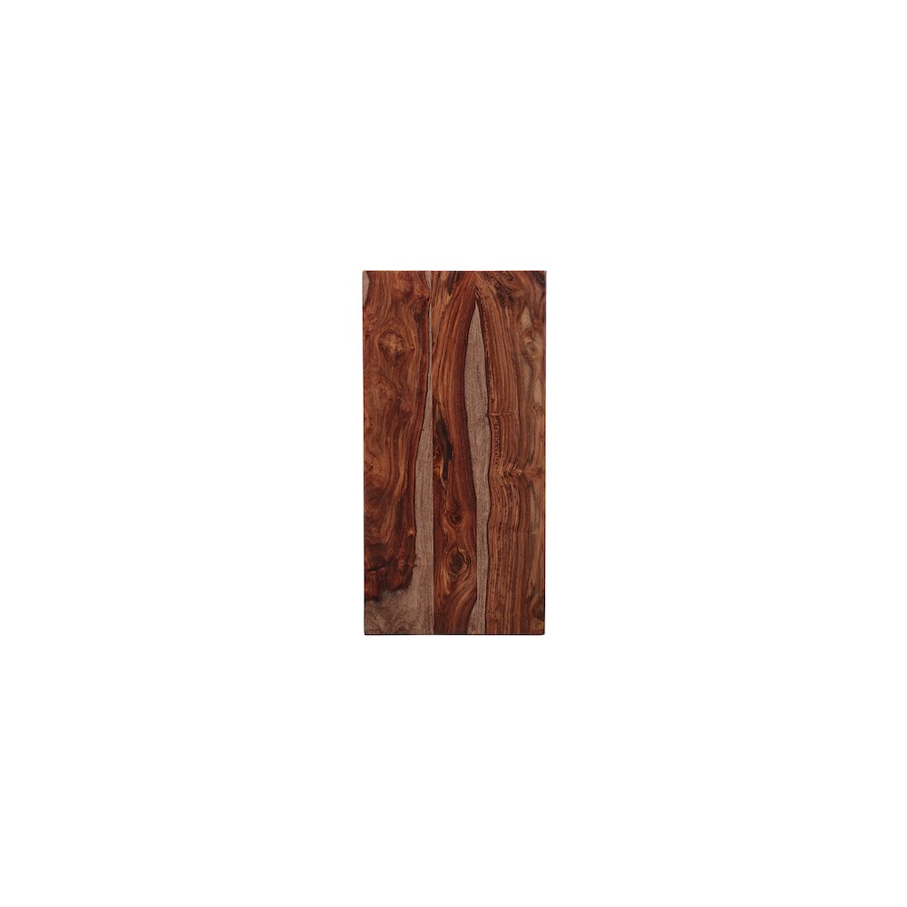 Porter Designs Kalispell Solid Sheesham Wood End Table, Natural