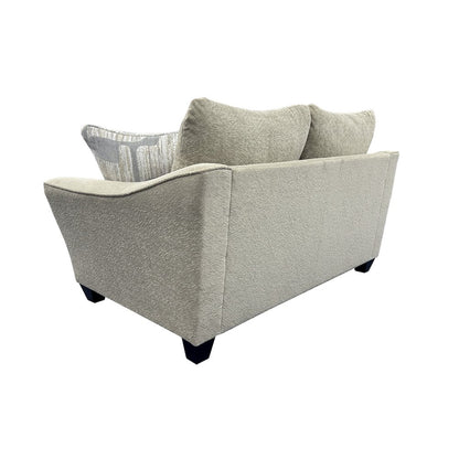 Columbia Microfiber Loveseat, Cream