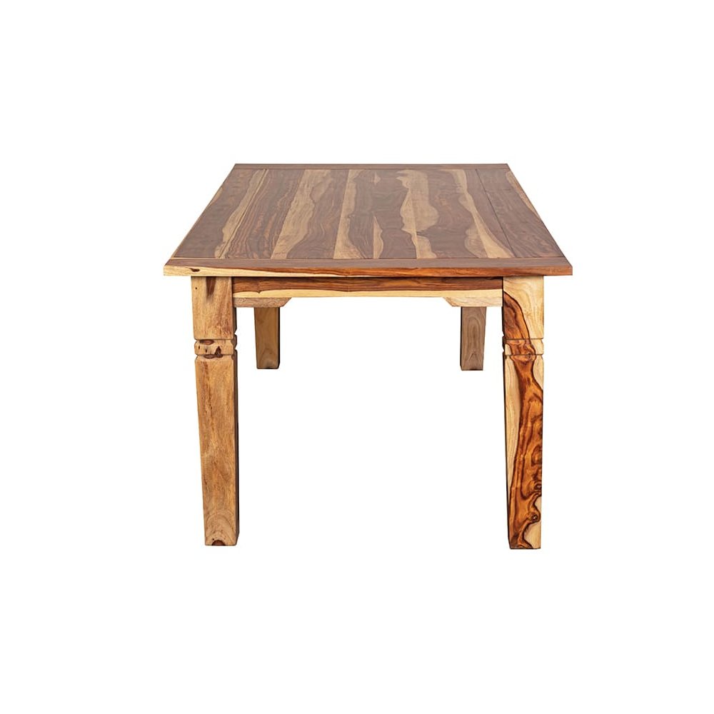 Porter Designs Taos Solid Sheesham Wood 72" Rectangular Dining Table, Natural