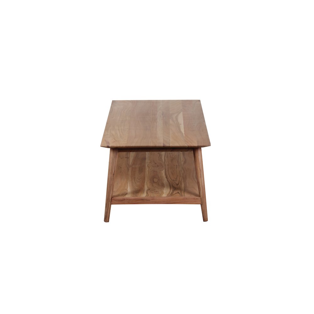 Porter Designs Portola Solid Acacia Wood Coffee Table, Natural