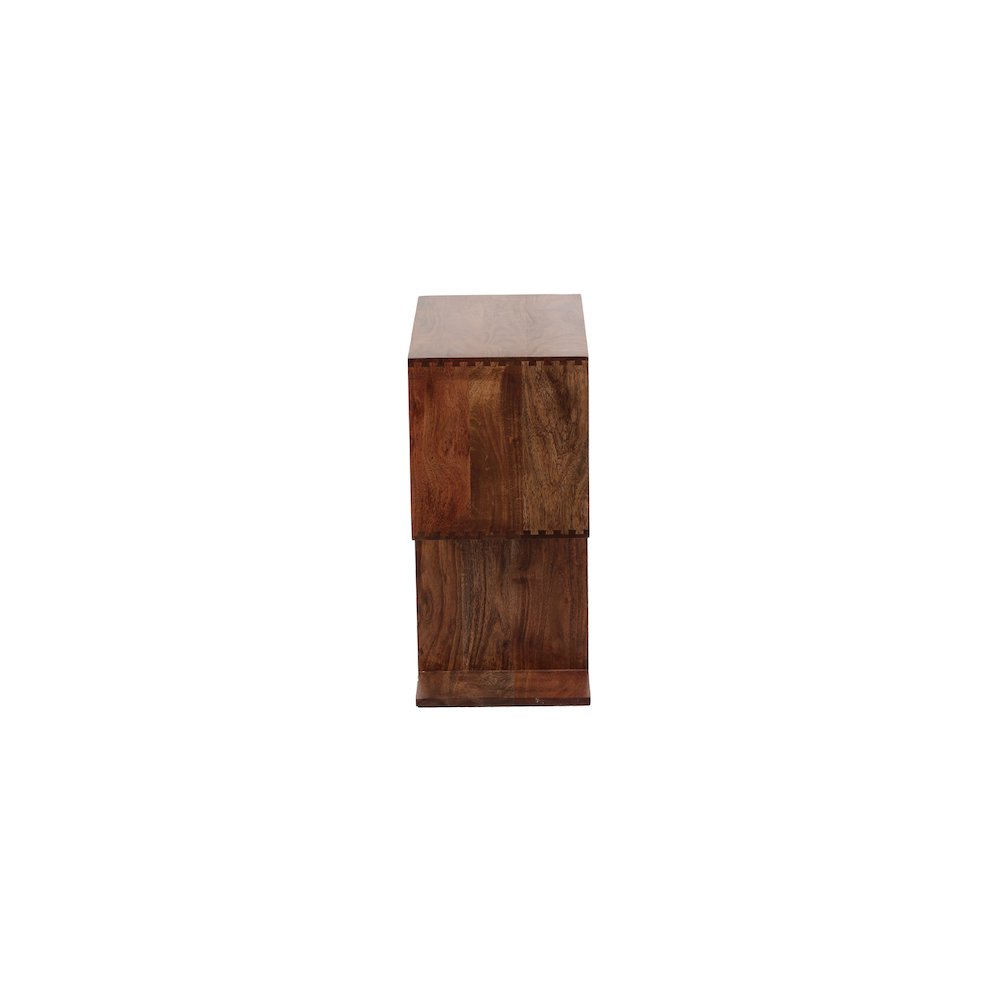 Porter Designs Portola Solid Acacia Wood Bookcase, Brown