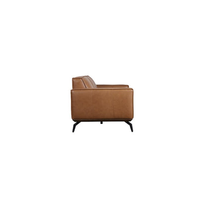 Porter Designs Carina Top Grain Leather Sofa, Brown