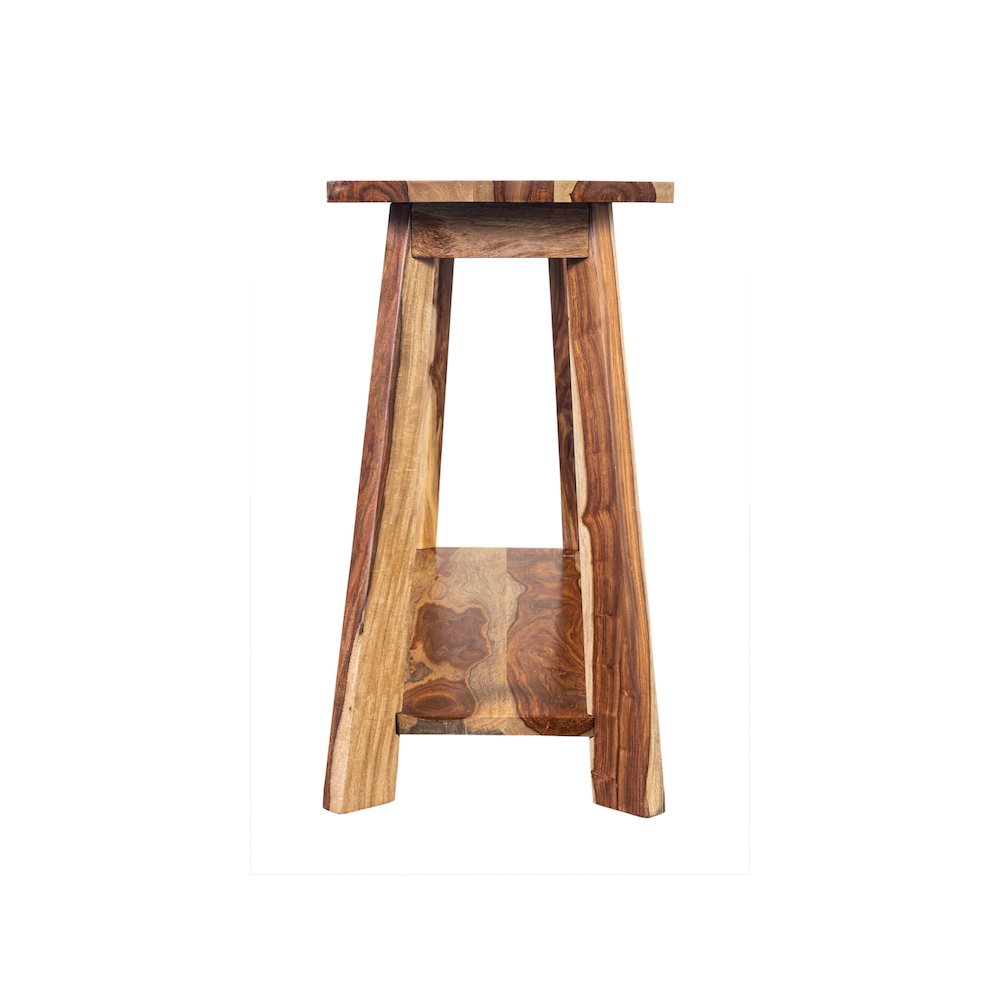 Porter Designs Kalispell Solid Sheesham Wood Console Table, Natural