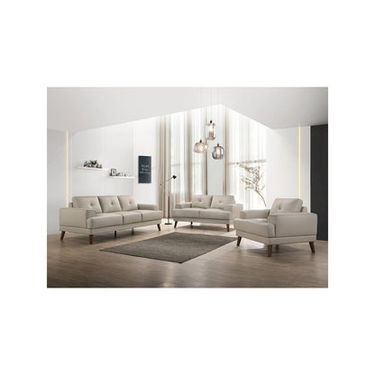 Porter Designs Anzio Top Quality Leather Chair, Cream