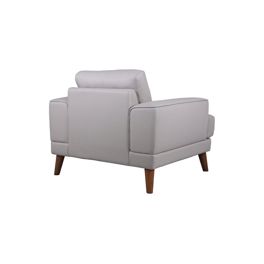 Porter Designs Anzio Top Quality Leather Chair, Cream