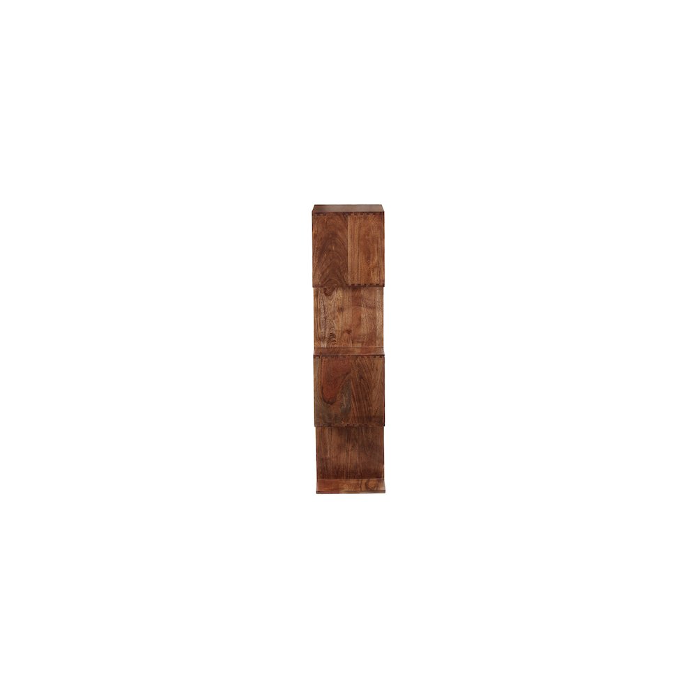 Porter Designs Portola Solid Acacia Wood Bookcase, Brown