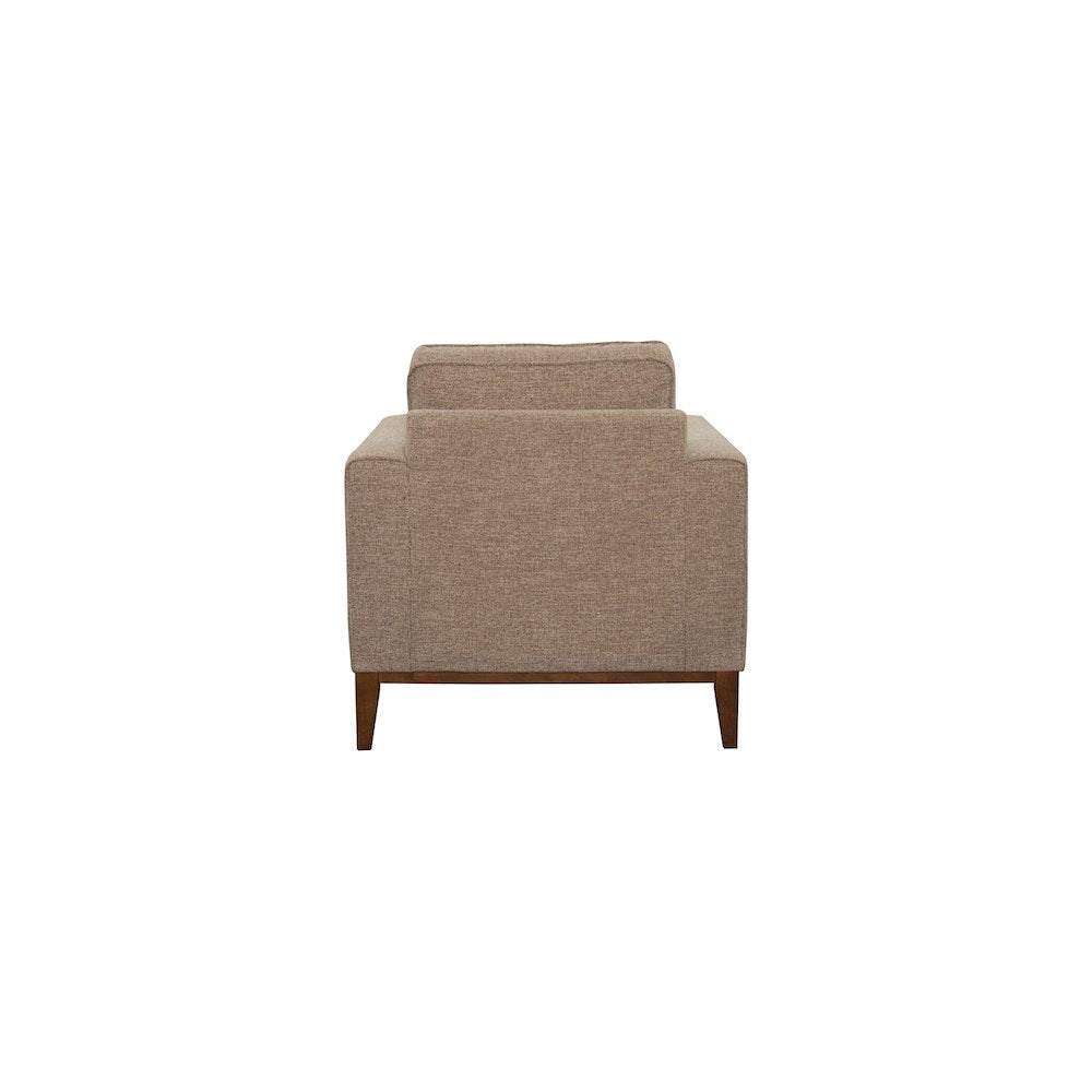 Porter Designs Annie Wood Trim Chair, Cream