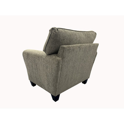 Reese Modern Upholstered Chair, Brown