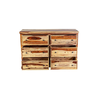 Porter Designs Taos Solid Sheesham Wood Dresser, Natural