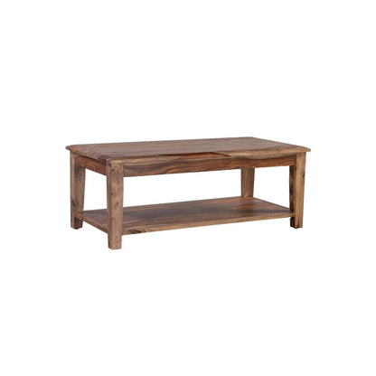 Porter Designs Sonora Solid Sheesham Wood Coffee Table, Brown